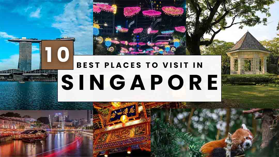 Banner image featuring the top 10 attractions in Singapore with a view of the city skyline and iconic landmarks