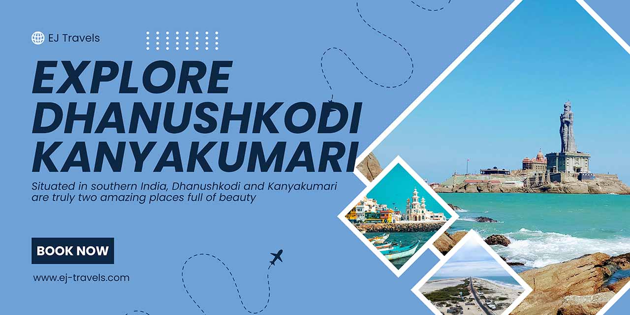 Scenic views of Dhanushkodi and Kanyakumari during a memorable journey